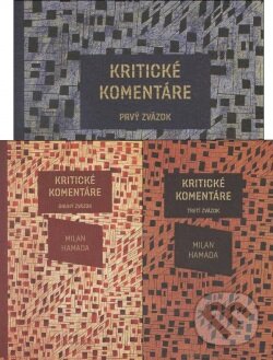 Kniha: Kritické komentáre 1-3 + Odpovede (Milan Hamada). Literárny klub, 2013 Kniha: Kritické komentáre 1-3 + Odpovede (Milan Hamada). Literárny klub, 2013