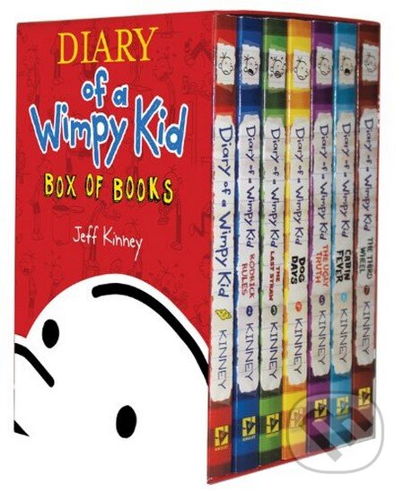Kniha: Diary of a Wimpy Kid (Box Set) (Jeff Kinney). Puffin Books, 2013 Kniha: Diary of a Wimpy Kid (Box Set) (Jeff Kinney). Puffin Books, 2013