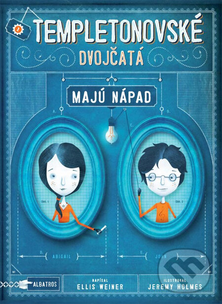 Kniha: Templetonovské dvojčatá majú nápad (Ellis Weiner a Jeremy Holmes). Albatros SK, 2013 Kniha: Templetonovské dvojčatá majú nápad (Ellis Weiner a Jeremy Holmes). Albatros SK, 2013