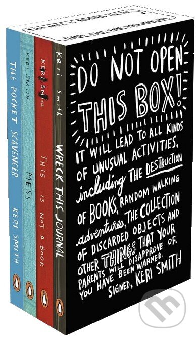 Kniha: Do Not Open This Box (Keri Smith). Penguin Books, 2013 Kniha: Do Not Open This Box (Keri Smith). Penguin Books, 2013