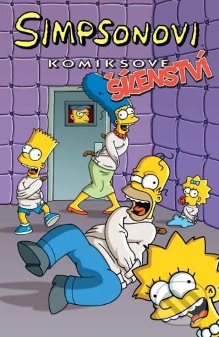 Kniha: Simpsonovci: Komiksové šílenství (Matt Groening). Crew, 2013 Kniha: Simpsonovci: Komiksové šílenství (Matt Groening). Crew, 2013