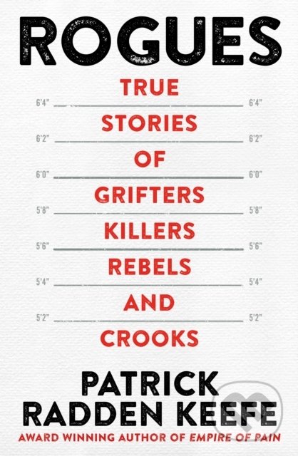 Kniha: Rogues (Patrick Radden Keefe). MacMillan, 2022 Kniha: Rogues (Patrick Radden Keefe). MacMillan, 2022
