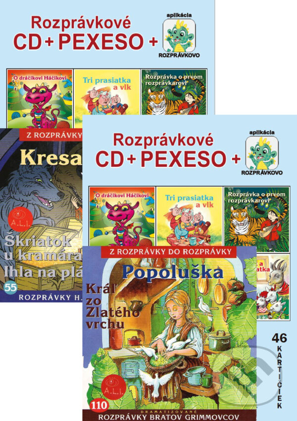 Audiokniha: Modré Pexeso + Rozprávkové CD (A.L.I.). A.L.I., 2022 Audiokniha: Modré Pexeso + Rozprávkové CD (A.L.I.). A.L.I., 2022