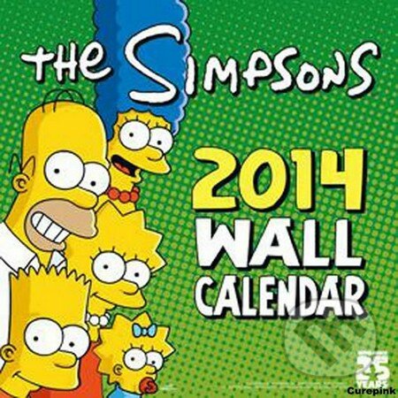 Kalendář 2014 - Simpsons, Cure Pink, 2013