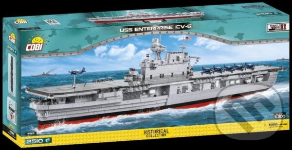Spoločenská hra: Stavebnice COBI - USS Enterprise CV-6, 1:300 (Magic Baby s.r.o.). Magic Baby s.r.o., 2020 Spoločenská hra: Stavebnice COBI - USS Enterprise CV-6, 1:300 (Magic Baby s.r.o.). Magic Baby s.r.o., 2020