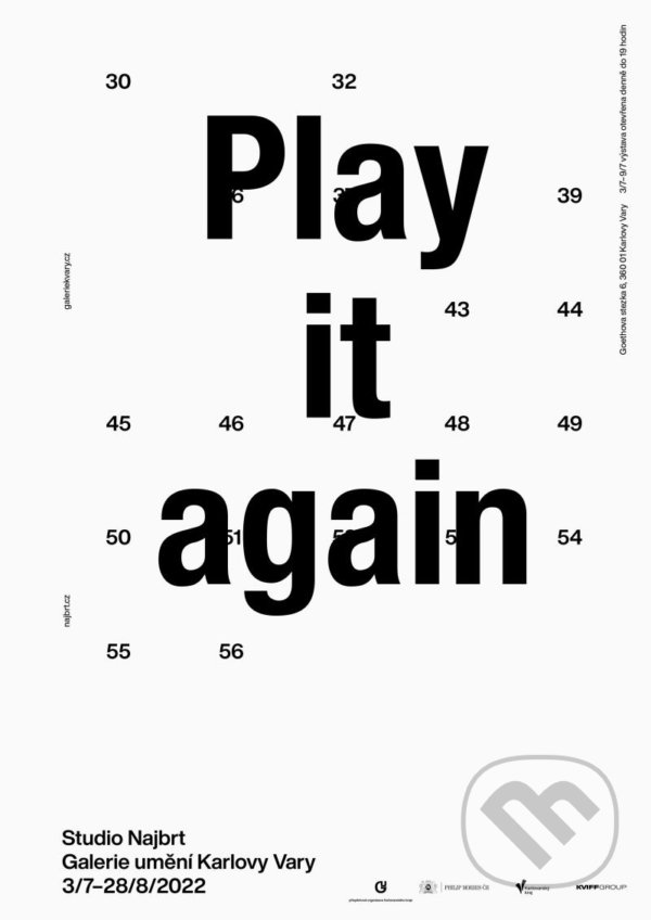 Kniha: Play it again (Aleš Najbrt). Universum, 2022 Kniha: Play it again (Aleš Najbrt). Universum, 2022