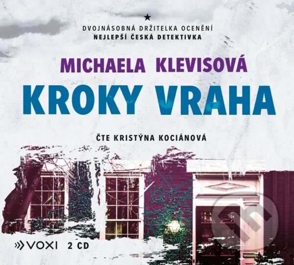 Audiokniha: Kroky vraha (audiokniha) (Michaela Klevisová). Voxi, 2022 Audiokniha: Kroky vraha (audiokniha) (Michaela Klevisová). Voxi, 2022