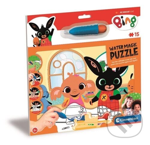 Puzzle: Puzzle s malováním vodou: Water Magic Bing (Clementoni). Clementoni, 2022 Puzzle: Puzzle s malováním vodou: Water Magic Bing (Clementoni). Clementoni, 2022