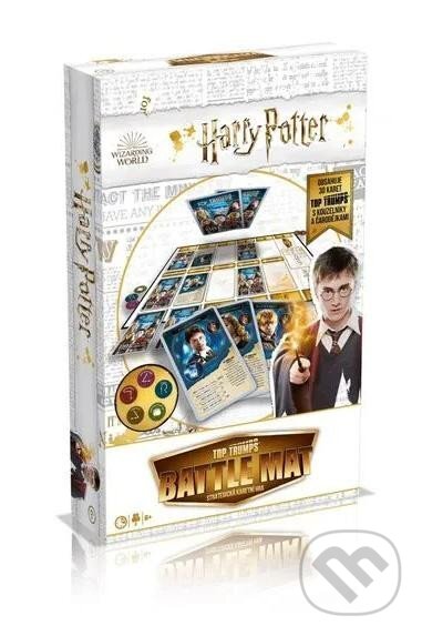 Společenská hra: Top Trumps Battle Mat Harry Potter CZ (Winning Moves). Winning Moves, 2022 Společenská hra: Top Trumps Battle Mat Harry Potter CZ (Winning Moves). Winning Moves, 2022