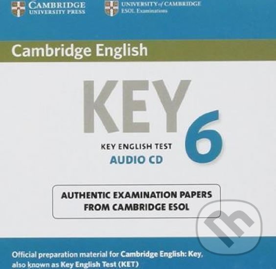Audiokniha: Cambridge English Key 6: Audio CD A2 (Cambridge University Press). Cambridge University Press, 2012 Audiokniha: Cambridge English Key 6: Audio CD A2 (Cambridge University Press). Cambridge University Press, 2012