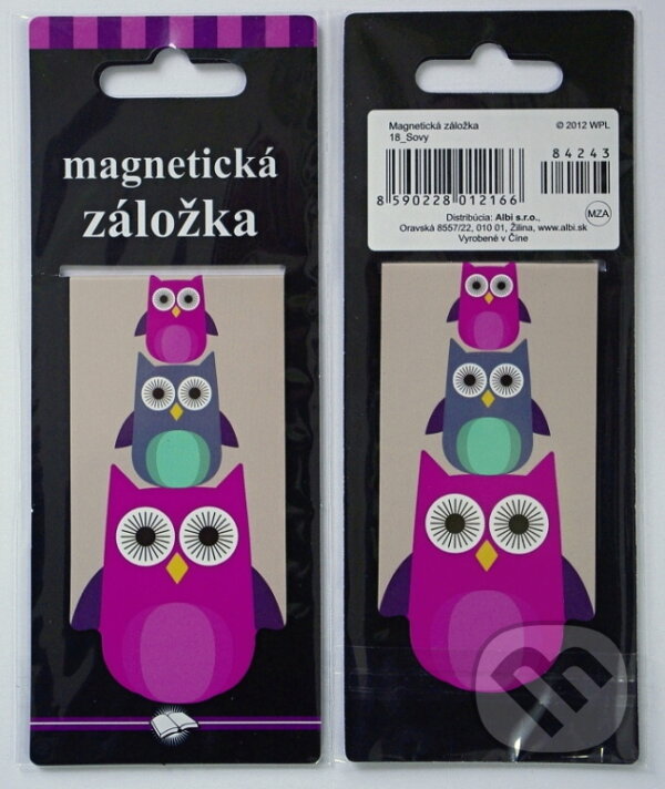 Magnetická záložka: Sovy (Albi). Albi, 2014 Magnetická záložka: Sovy (Albi). Albi, 2014