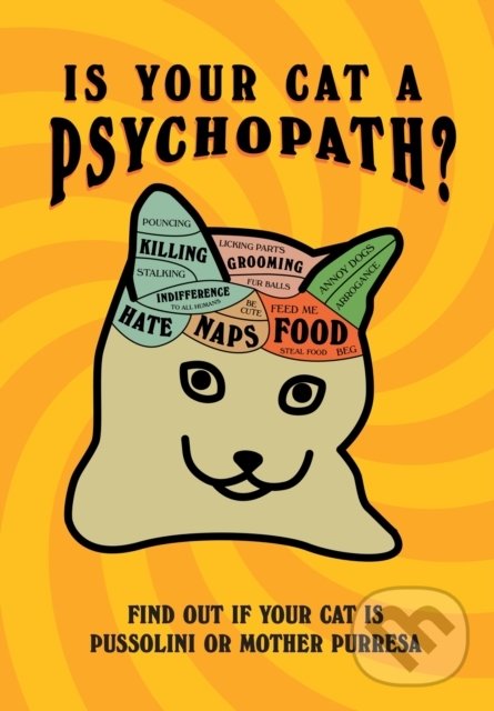 Kniha: Is Your Cat A Psychopath? (Stephen Wildish). Ebury, 2022 Kniha: Is Your Cat A Psychopath? (Stephen Wildish). Ebury, 2022