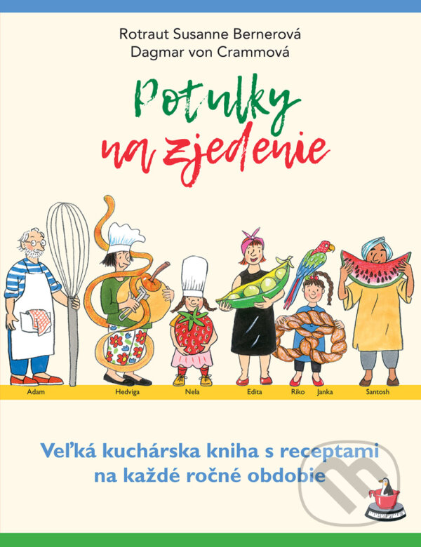 Kniha: Potulky na zjedenie (Dagmar von Cramm a Rotraut Susanne Berner). Zelený kocúr, 2022 Kniha: Potulky na zjedenie (Dagmar von Cramm a Rotraut Susanne Berner). Zelený kocúr, 2022
