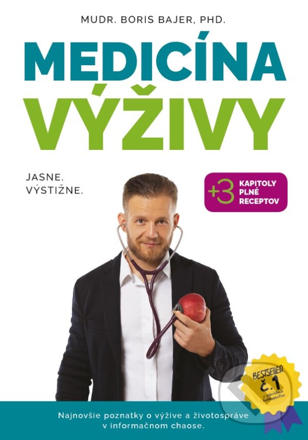 Kniha: Medicína výživy (Boris Bajer). Centrum výživy, 2022 Kniha: Medicína výživy (Boris Bajer). Centrum výživy, 2022
