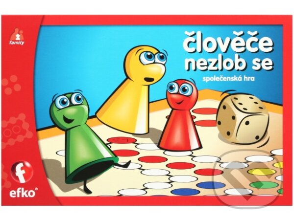 Společenská hra: Človeče nehnevaj sa! (EFKO karton s.r.o.). EFKO karton s.r.o., 2014 Společenská hra: Človeče nehnevaj sa! (EFKO karton s.r.o.). EFKO karton s.r.o., 2014
