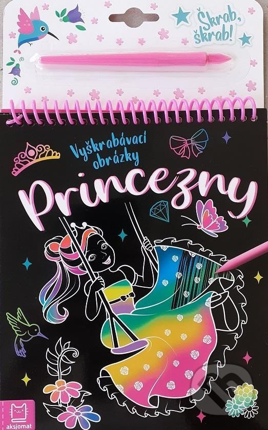 Kniha: Vyškrábavací obrázky - Princezny (Andrea Macurová a Marzena Ćwik). Aksjomat, 2022 Kniha: Vyškrábavací obrázky - Princezny (Andrea Macurová a Marzena Ćwik). Aksjomat, 2022