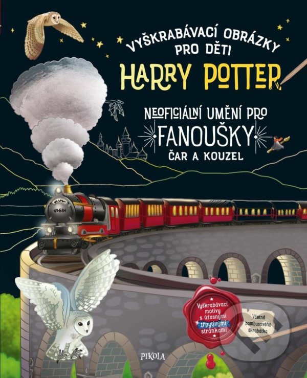 Kniha: Čáry a kouzla: Neoficiální umění pro fanoušky Harryho Pottera (Pikola). Pikola, 2022 Kniha: Čáry a kouzla: Neoficiální umění pro fanoušky Harryho Pottera (Pikola). Pikola, 2022