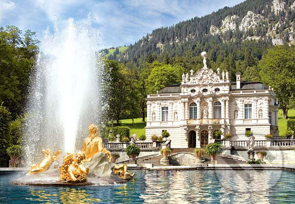 Puzzle: Palác Linderhof, Nemecko (Castorland). Castorland Puzzle: Palác Linderhof, Nemecko (Castorland). Castorland