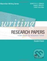 Kniha: Writing Research Papers - Student Book (Dorothy E. Zemach). MacMillan, 2011 Kniha: Writing Research Papers - Student Book (Dorothy E. Zemach). MacMillan, 2011