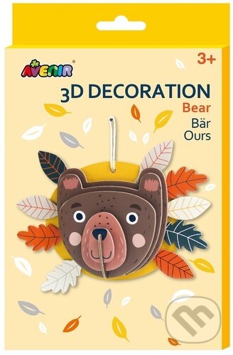 Puzzle: 3D dekorace na zeď - Medvěd (Avenir). Avenir, 2022 Puzzle: 3D dekorace na zeď - Medvěd (Avenir). Avenir, 2022