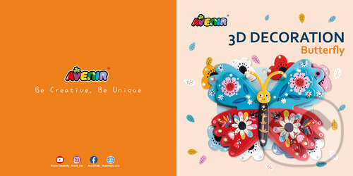 Puzzle: 3D dekorace - velká Motýl (Avenir). Avenir, 2022 Puzzle: 3D dekorace - velká Motýl (Avenir). Avenir, 2022