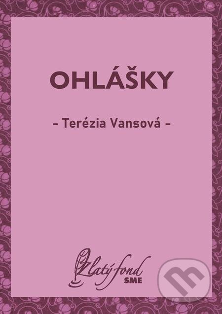 E-kniha: Ohlášky (Terézia Vansová). Petit Press E-kniha: Ohlášky (Terézia Vansová). Petit Press
