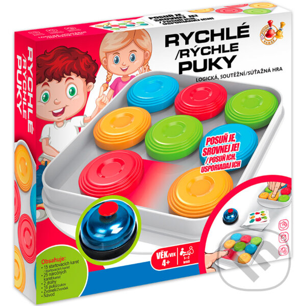 Společenská hra: Rýchle puky (ALLTOYS). ALLTOYS, 2022 Společenská hra: Rýchle puky (ALLTOYS). ALLTOYS, 2022