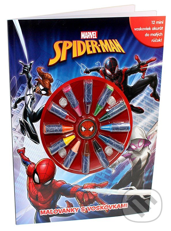 Kniha: Spider-Man: Maľovanky s voskovkami (Egmont SK). Egmont SK, 2022 Kniha: Spider-Man: Maľovanky s voskovkami (Egmont SK). Egmont SK, 2022