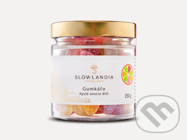 Gumkáče - kyslé ovocie Vegan BIO (Slowlandia). Slowlandia, 2022 Gumkáče - kyslé ovocie Vegan BIO (Slowlandia). Slowlandia, 2022