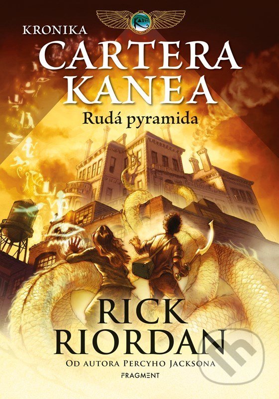 Kniha: Rudá pyramida (Rick Riordan). Nakladatelství Fragment, 2022 Kniha: Rudá pyramida (Rick Riordan). Nakladatelství Fragment, 2022