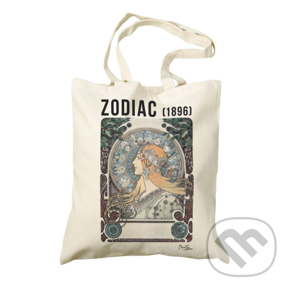 Plátěná taška Alfons Mucha - Zodiac (Presco Group). Presco Group, 2022 Plátěná taška Alfons Mucha - Zodiac (Presco Group). Presco Group, 2022