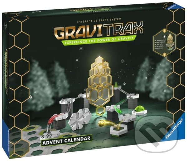 Společenská hra: GraviTrax: Adventní kalendář (Ravensburger). Ravensburger, 2022 Společenská hra: GraviTrax: Adventní kalendář (Ravensburger). Ravensburger, 2022