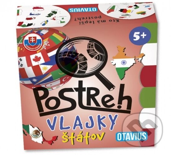 Společenská hra: Postreh! Vlajky štátov (OTAVIUS). OTAVIUS, 2022 Společenská hra: Postreh! Vlajky štátov (OTAVIUS). OTAVIUS, 2022
