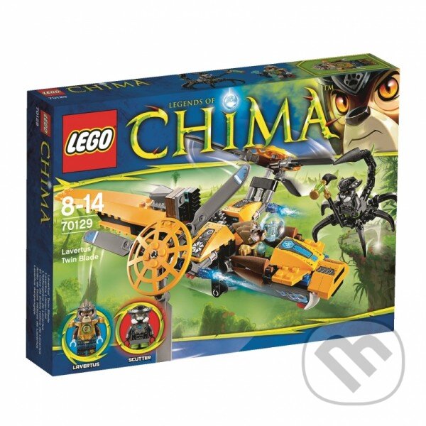 Společenská hra: LEGO CHIMA 70129 Lavertusov dvojitý vrtuľník (LEGO). LEGO, 2014 Společenská hra: LEGO CHIMA 70129 Lavertusov dvojitý vrtuľník (LEGO). LEGO, 2014