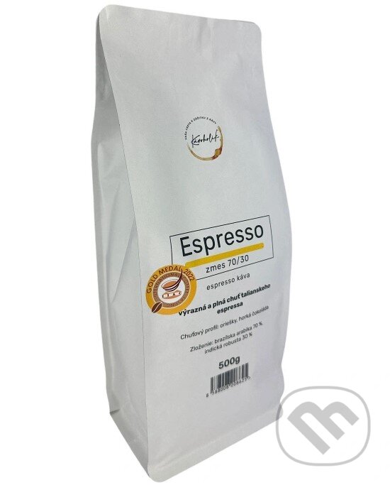Kávy a čaje: Kávoholik espresso zmes 70/30 (Kávoholik). Kávoholik Kávy a čaje: Kávoholik espresso zmes 70/30 (Kávoholik). Kávoholik