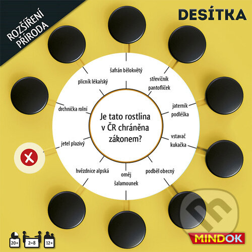 Společenská hra: Desítka: Rozšíření příroda (Mindok). Mindok, 2022 Společenská hra: Desítka: Rozšíření příroda (Mindok). Mindok, 2022