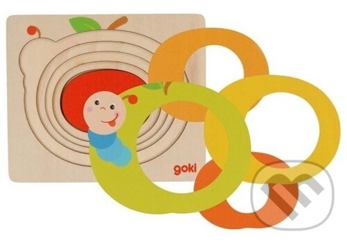 Puzzle: Jablíčko s housenkou (Goki). Goki, 2022 Puzzle: Jablíčko s housenkou (Goki). Goki, 2022