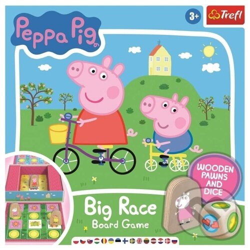 Společenská hra: Prasátko Peppa - Velký závod (Trefl). Trefl, 2022 Společenská hra: Prasátko Peppa - Velký závod (Trefl). Trefl, 2022