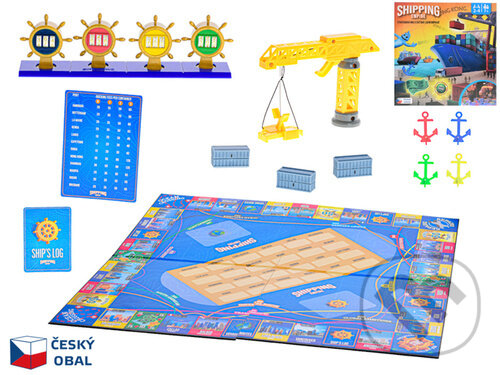 Společenská hra: Shipping empire 7+ (Mikrohračky). Mikrohračky, 2022 Společenská hra: Shipping empire 7+ (Mikrohračky). Mikrohračky, 2022