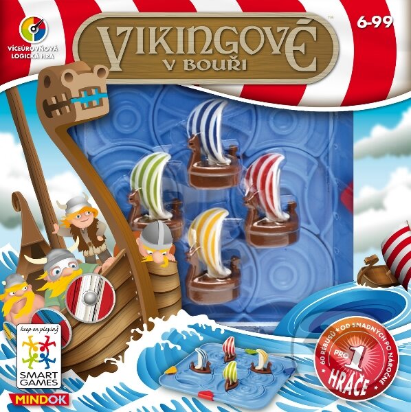Společenská hra: Vikingové v bouři (Raf Peeters). Mindok, 2014 Společenská hra: Vikingové v bouři (Raf Peeters). Mindok, 2014