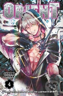 Kniha: Orient 4 (Shinobu Ohtaka). Kodansha International, 2021 Kniha: Orient 4 (Shinobu Ohtaka). Kodansha International, 2021