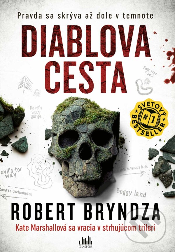 Kniha: Diablova cesta (Robert Bryndza). Cosmopolis, 2023 Kniha: Diablova cesta (Robert Bryndza). Cosmopolis, 2023