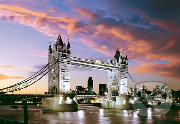 Puzzle: Tower Bridge, Londýn, Anglicko (Castorland). Castorland Puzzle: Tower Bridge, Londýn, Anglicko (Castorland). Castorland