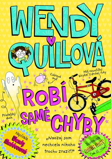 Kniha: Wendy Quillová robí samé chyby (Wendy Meddour). Fortuna Libri, 2014 Kniha: Wendy Quillová robí samé chyby (Wendy Meddour). Fortuna Libri, 2014
