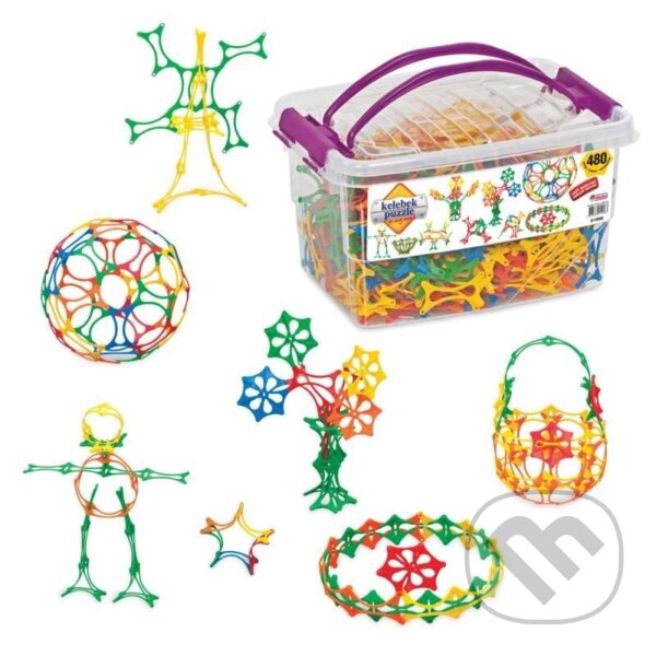 Spoločenská hra: Puzzle plastové Motýlci 480 ks (Bino). Bino Spoločenská hra: Puzzle plastové Motýlci 480 ks (Bino). Bino