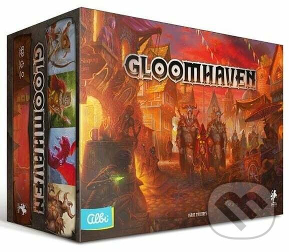 Spoločenská hra: Gloomhaven CZ (Isaac Childres). Albi, 2022 Spoločenská hra: Gloomhaven CZ (Isaac Childres). Albi, 2022