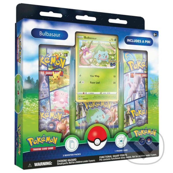 Spoločenská hra: Pokémon GO Pin Collection Bulbasaur (Pokemon). Pokemon, 2022 Spoločenská hra: Pokémon GO Pin Collection Bulbasaur (Pokemon). Pokemon, 2022
