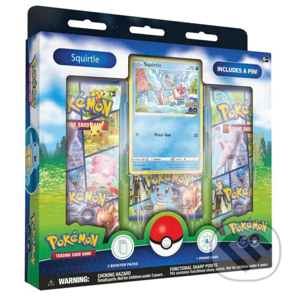Spoločenská hra: Pokémon GO Pin Collection Squirtle (Pokemon). Pokemon, 2022 Spoločenská hra: Pokémon GO Pin Collection Squirtle (Pokemon). Pokemon, 2022