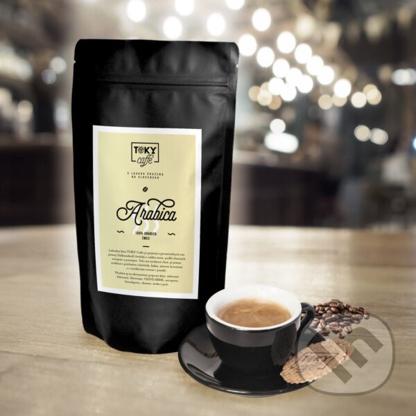 Kávy a čaje: TOKY Caffe Arabica (TOKY Caffe). TOKY Caffe, 2022 Kávy a čaje: TOKY Caffe Arabica (TOKY Caffe). TOKY Caffe, 2022
