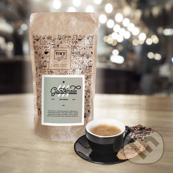 Kávy a čaje: TOKY Caffe Guatelama (TOKY Caffe). TOKY Caffe, 2022 Kávy a čaje: TOKY Caffe Guatelama (TOKY Caffe). TOKY Caffe, 2022